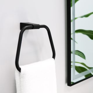 Зеркало FIXSEN с подсветкой LED прямоугольное 120х80 см черное (FX-2120B)